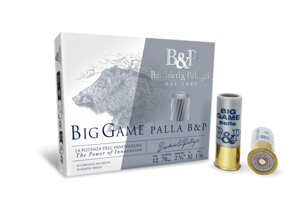Jednotná střela Baschieri&Pellagri Big Game Palla B&P cal.12/70 32g