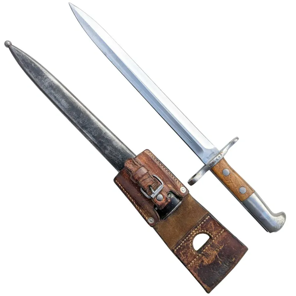 Puška opakovací Schmidt-Rubin K31, ráže 7,5 x 55 Suisse - komplet s bajonetem