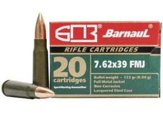 Náboj Barnaul 7,62x39 123gr FMJ - 