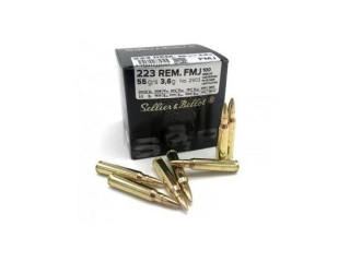 Náboj  SB 223 Rem. FMJ 3,6g,55grs  sypané