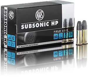 Malorážkový naboj RWS 22LR .22 LR Subsonic 2,6g 40grs