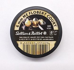 Flobertové náboje cal. 6mm kulička 100ks