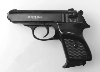 Plynová pistole EKOL MAJOR černý cal.9mm