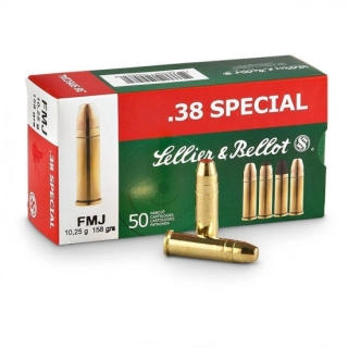Náboj 38 Spec.SB FMJ 10,25g.