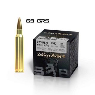 Náboj SB 223 Rem. FMJ 4,5g,69grs sypané
