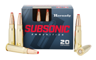 Náboj kulový Hornady, Subsonic, 7,62x39mm, 255GR (16,5g), SUB-X