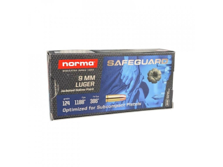 Náboj kulový Norma 9mm Lug. HP 8,0g
