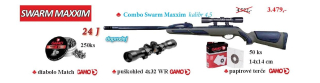 Vzduchovka Gamo Swarm Maxxim cal. 4,5mm SET - NEOMEZENÝ VÝKON 24J