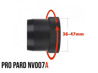 Univerzální objímka (adaptér) pro PARD NV007, NV007A a NV007V (od 36 do 47mm)