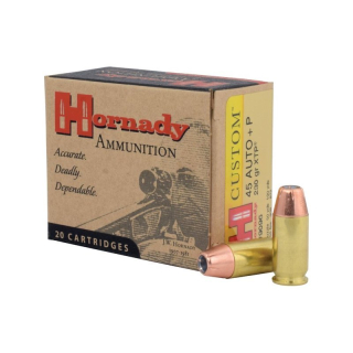Náboj kulový Hornady, Custom .45 Auto+P, 230GR/14,9g, JHP/ XTP eXtreme Terminal Performace