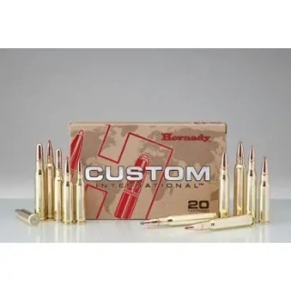Náboj kulový Hornady, Custom, .308 Win, 220GR (14,2g), RN