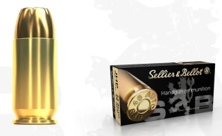 Pistolový náboj S&B 45 AUTO JHP 14,9 g Sellier & Bellot