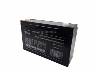 Externí baterie napájení EMOS 12V/7,2 Ah