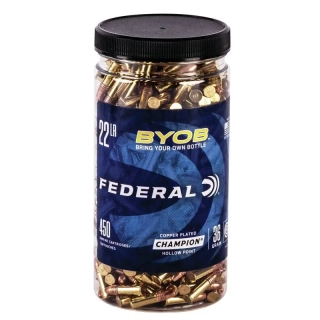 Náboj kulový Federal, Champion, .22LR, 36GR (2,3g), Copper HP, BYOB