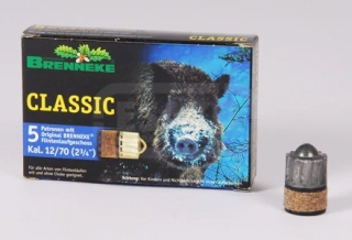 Jednotná střela Brenneke Classic 20/70 24,0g.