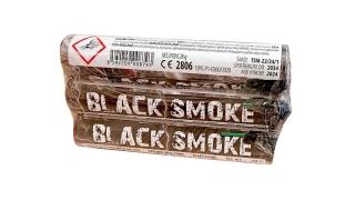 Pyrotechnika černá dýmovnice BLACK SMOKE 3ks