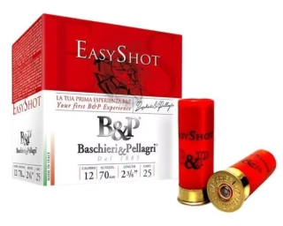 Brokový náboj Baschieri & Pellagri 12/70 Easy Shot 24, brok 2,4 mm