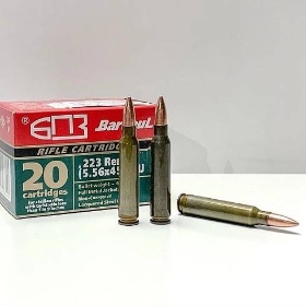 Náboj 223 Rem Barnaul FMJ 62gr.
